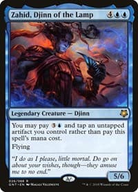 Zahid, Djinn of the Lamp - Magic Game Night - Magic: The Gathering card