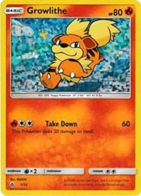 Growlithe - McDonald's Promos 2018 - Pokemon card