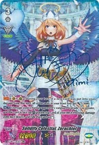 Solidify Celestial, Zerachiel (URR) (Blue Signature) - V-EB03: ULTRARARE MIRACLE COLLECTION - Cardfight Vanguard card
