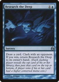Research the Deep - Morningtide - Magic: The Gathering card