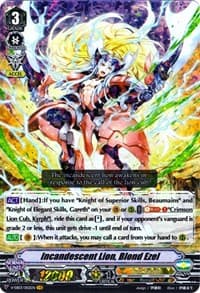 Incandescent Lion, Blond Ezel - V-EB03: ULTRARARE MIRACLE COLLECTION - Cardfight Vanguard card