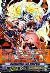 Incandescent Lion, Blond Ezel (SVR) - V-EB03: ULTRARARE MIRACLE COLLECTION - Cardfight Vanguard card
