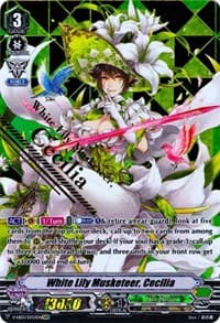 White Lily Musketeer, Cecilia (SVR) - V-EB03: ULTRARARE MIRACLE COLLECTION - Cardfight Vanguard card