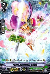 Pansy Musketeer, Sylvia (OR) - V-EB03: ULTRARARE MIRACLE COLLECTION - Cardfight Vanguard card