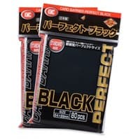 KMC Perfect Size Sleeves - Black (80-Pack) - KMC Card Sleeves - Card Sleeves card
