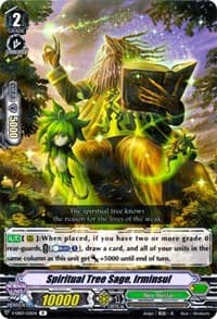 Spiritual Tree Sage, Irminsul - V-EB03: ULTRARARE MIRACLE COLLECTION - Cardfight Vanguard card