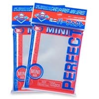 KMC Mini Perfect Size Sleeves - Clear (100-Pack) - KMC Card Sleeves - Card Sleeves card