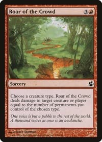 Roar of the Crowd - Morningtide - Magic: The Gathering card
