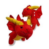 Dungeons & Dragons Gamer Pouch - Red Dragon - Ultra Pro Dice Bags and Gamer Pouches - Collectible Storage card