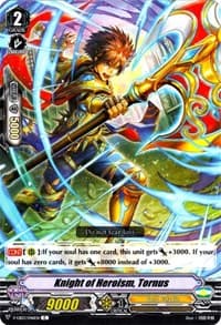 Knight of Heroism, Tornus - V-EB03: ULTRARARE MIRACLE COLLECTION - Cardfight Vanguard card