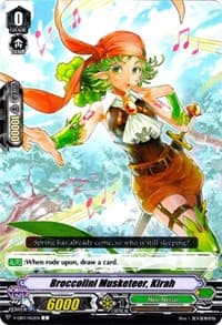 Broccolini Musketeer, Kirah - V-EB03: ULTRARARE MIRACLE COLLECTION - Cardfight Vanguard card