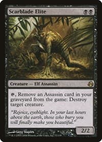 Scarblade Elite - Morningtide - Magic: The Gathering card