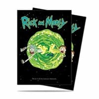 Rick and Morty V3 Standard Deck Protectors (65-Pack) - Ultra Pro Card Sleeves - Card Sleeves card
