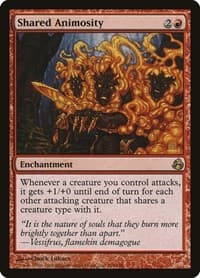 Shared Animosity - Morningtide - Magic: The Gathering card