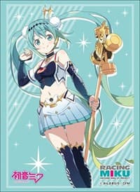 Bushiroad Sleeve Collection HG Vol.1773: Vocaloid - Racing Miku 2018 Summer ver. (60-Pack) - Bushiroad Card Sleeves - Card Sleeves card