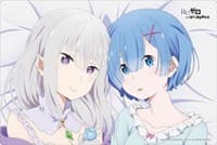 Bushiroad Rubber Mat Collection Vol.209: Re:ZERO -Starting Life in Another World- - Emilia & Rem - Bushiroad Playmats - Playmats card