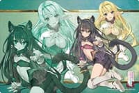 Bushiroad Rubber Mat Collection Vol.217: How NOT to Summon a Demon Lord - Shera & Rem - Bushiroad Playmats - Playmats card