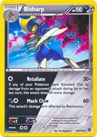 Bisharp - 64/114 (Cosmos Holo) - Miscellaneous Cards & Products - Pokemon card
