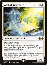 Wall of Reverence - Ultimate Masters - Magic: The Gathering card