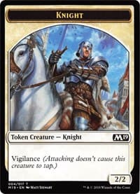 Knight // Goblin Double-Sided Token (Game Night) - Core Set 2019 - Magic: The Gathering card