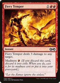Fiery Temper - Ultimate Masters - Magic: The Gathering card