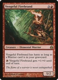 Vengeful Firebrand - Morningtide - Magic: The Gathering card