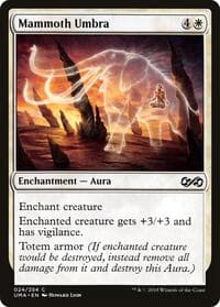 Mammoth Umbra - Ultimate Masters - Magic: The Gathering card
