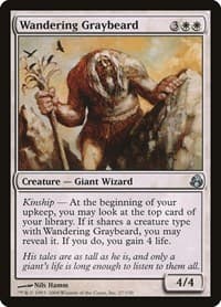 Wandering Graybeard - Morningtide - Magic: The Gathering card