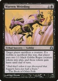 Warren Weirding - Morningtide - Magic: The Gathering card