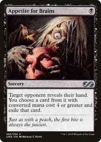 Appetite for Brains - Ultimate Masters - Magic: The Gathering card