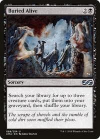 Buried Alive - Ultimate Masters - Magic: The Gathering card
