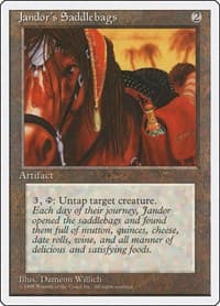 Jandor's Saddlebags - Fourth Edition - Magic: The Gathering card