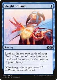 Sleight of Hand - Ultimate Masters - Magic: The Gathering card