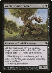 Weed-Pruner Poplar - Morningtide - Magic: The Gathering card
