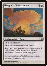 Weight of Conscience - Morningtide - Magic: The Gathering card
