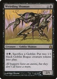 Weirding Shaman - Morningtide - Magic: The Gathering card