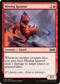 Hissing Iguanar - Ultimate Masters - Magic: The Gathering card