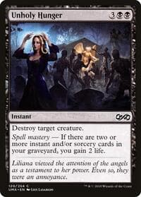 Unholy Hunger - Ultimate Masters - Magic: The Gathering card