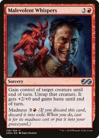 Malevolent Whispers - Ultimate Masters - Magic: The Gathering card