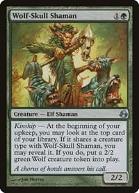 Wolf-Skull Shaman - Morningtide - Magic: The Gathering card