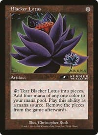 Blacker Lotus (Arena League) - Oversize Cards - Magic: The Gathering card