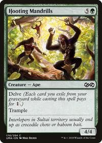 Hooting Mandrills - Ultimate Masters - Magic: The Gathering card