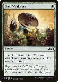 Shed Weakness - Ultimate Masters - Magic: The Gathering card