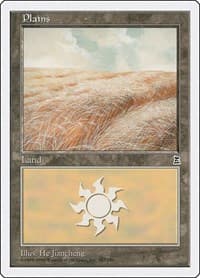 Plains (167) - Portal Three Kingdoms - Magic: The Gathering card