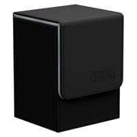 Flip Deck Case - XenoSkin Black (Holds 80+) - Ultimate Guard Deck Boxes - Deck Boxes card