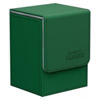 Flip Deck Case - XenoSkin Green (Holds 80+) - Ultimate Guard Deck Boxes - Deck Boxes card
