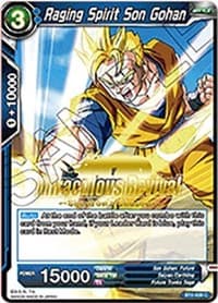 Raging Spirit Son Gohan (Shenron's Chosen Stamped) - Tournament Promotion Cards - Dragon Ball Super: Masters card