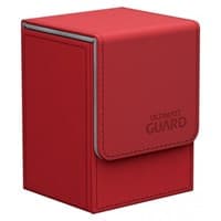 Flip Deck Case - XenoSkin Red (Holds 80+) - Ultimate Guard Deck Boxes - Deck Boxes card