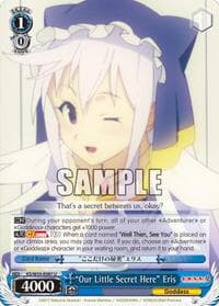 "Our Little Secret Here" Eris - KonoSuba 2 - Weiss Schwarz card