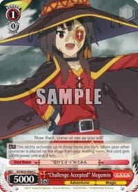 "Challenge Accepted" Megumin - KonoSuba 2 - Weiss Schwarz card